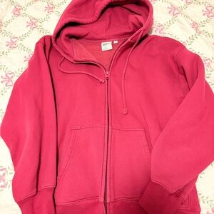 TNA Pink Sweatfleece Hoodie